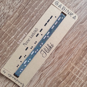 Karkötő morse írással - Ildikó - ékszer - karkötő - névre szóló karkötő - Meska.hu