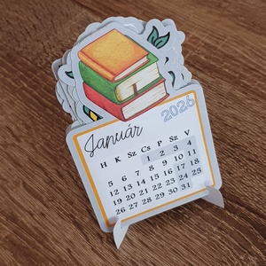 Könyv kedvelőknek naptár 2026 - 12 hónap - Meska.hu