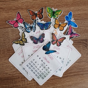 Pillangós naptár 2026 - 12 hónap - otthon & életmód - papír, írószer - naptár & tervező - Meska.hu