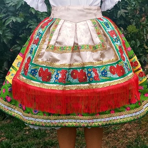 Sárközi láyka szoknya köténnyel, Ruha & Divat, Gyerekruha, Szoknya, , MESKA