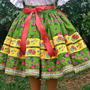 Sárközi láyka szoknya köténnyel - ruha & divat - gyerekruha - szoknya - Meska.hu