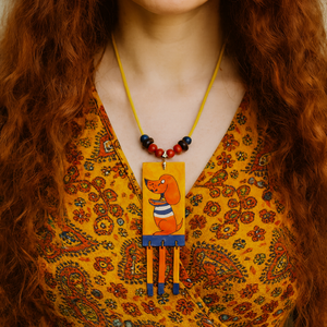 Kutyás fa nyakbavaló - ékszer - nyaklánc - hosszú nyaklánc - Meska.hu