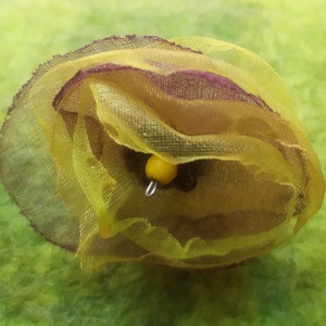 Virágzás (organza gyűrű) - Meska.hu
