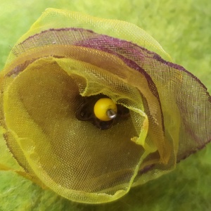 Virágzás (organza gyűrű) - ékszer - gyűrű - kerek gyűrű - Meska.hu