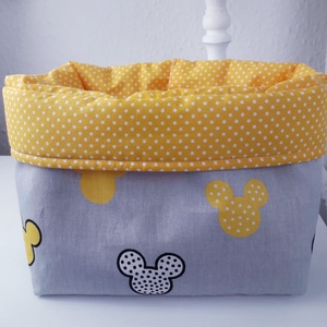 Textil tároló - sárga miki mintás-pöttyös - otthon & lakás - tárolás & rendszerezés - játéktároló - Meska.hu Textil tároló - sárga miki mintás-pöttyös - otthon & lakás - tárolás & rendszerezés - játéktároló - Meska.hu