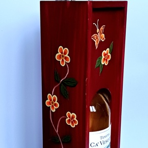 Boros doboz, díszdoboz toló tetővel - otthon & életmód - konyhafelszerelés, tálalás - italos kellékek - boros díszdoboz - Meska.hu