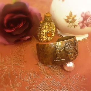 Fáraó széles karkötő - ékszer - karkötő - széles karkötő - Meska.hu