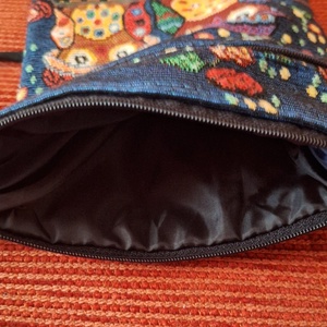 Bagoly mintás oldaltáska - táska & tok - kézitáska & válltáska - vállon átvethető táska - Meska.hu