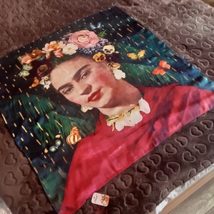 Frida Kahlo divat kendő - ruha & divat - sál, sapka, kendő - fejpánt - Meska.hu
