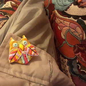 AKCIÓS!  Bagoly kitűző - ékszer - kitűző és bross - Meska.hu