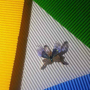 Lepke bross - ékszer - kitűző és bross - kitűző - Meska.hu