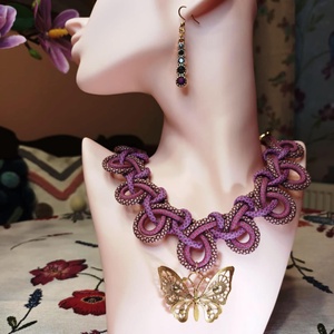 APHRODITÉ  zsinóros nyakék - ékszer - nyaklánc - medálos nyaklánc - Meska.hu