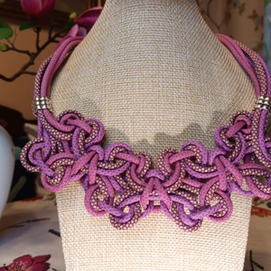 Kincs Ő  zsinóros nyakék - ékszer - nyaklánc - medál nélküli nyaklánc - Meska.hu