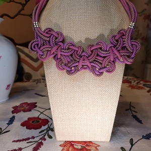 Kincs Ő  zsinóros nyakék - ékszer - nyaklánc - medál nélküli nyaklánc - Meska.hu