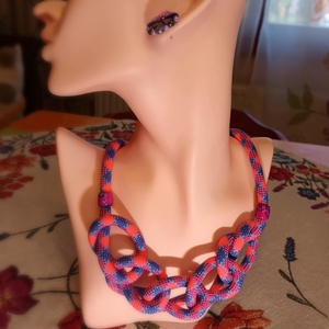 Izabella - zsinóros nyaklánc - ékszer - nyaklánc - gyöngyös nyaklánc - Meska.hu