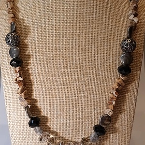 Jáspis statement nyaklánc a mindennapokra - Meska.hu