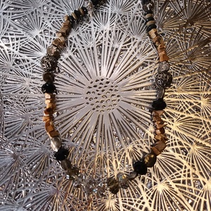 Jáspis statement nyaklánc a mindennapokra - ékszer - nyaklánc - medál nélküli nyaklánc - Meska.hu