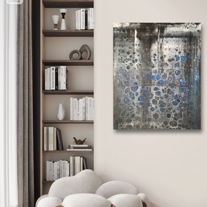 Fade 46cm x 55cm absztrakt festmény - művészet - festmény - festmény vegyes technika - Meska.hu