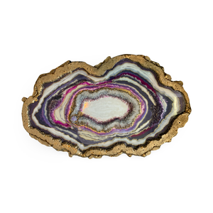 Amethyst 106cm x 63cm epoxy gyanta egyedi geoda falikép, Művészet, Festmény, Festmény vegyes technika, Festészet, Festett tárgyak, MESKA