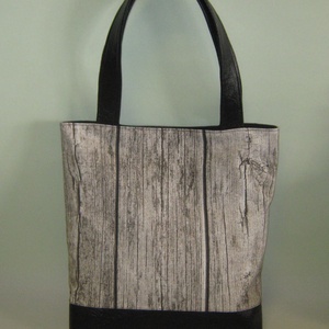 Deszkás táska fekete textilbőrrel -  - Meska.hu