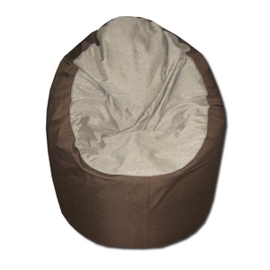 Babzsákfotel barna-beige felnőtt standard fotel fazon, Otthon & Életmód, Bútor, Babzsákfotel, Varrás, MESKA
