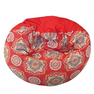 Multifunkcionális babzsák piros-mandalás  -  - Meska.hu