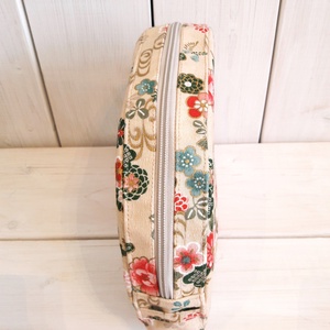 Obag táska belső, moon light, beige alapon virágos -  - Meska.hu