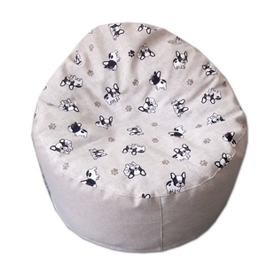 Babzsákfotel gyerekeknek kagyló bulldog - beige - otthon & életmód - bútor - babzsákfotel - Meska.hu