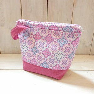 Project bag - Pink - lila, csempemintás - táska & tok - bevásárlás & shopper táska - shopper, textiltáska, szatyor - Meska.hu
