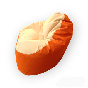 Narancs - beige babzsákfotel relax felnőtt - otthon & életmód - bútor - babzsákfotel - Meska.hu