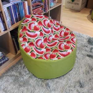 Babzsákfotel gyerekeknek kagyló Dinnyés, vízlepergetős textilből - otthon & életmód - bútor - babzsák - Meska.hu