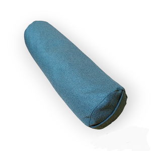 Henger párna tönköly pelyvával töltve, kékeszöld, Játék & Sport, Sport és kikapcsolódás, Jóga, pilates, torna, Jógapárna, Varrás, MESKA