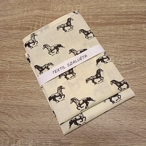 Textil szalvéta 2db, Lovacskás, Otthon & Életmód, Konyhafelszerelés, tálalás, Konyhai textil, Szalvéta, Varrás, MESKA