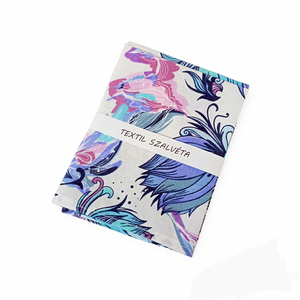 Textil szalvéta 2db, Pink, kék, lila virágos, Otthon & Életmód, Konyhafelszerelés, tálalás, Konyhai textil, Szalvéta, Varrás, MESKA
