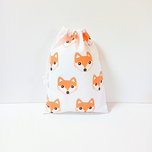 Rókás, fehér szett ovi-, sulikezdéshez - játék & sport - ovis felszerelés - egyéb ovis kiegészítő - Meska.hu