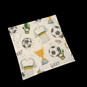 Textil szalvéta 2db,  Focis, gól - otthon & életmód - konyhafelszerelés, tálalás - konyhai textil - szalvéta - Meska.hu