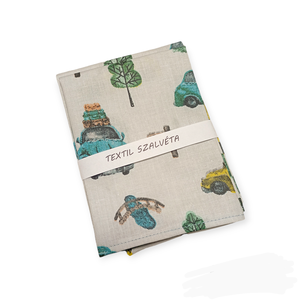 Textil szalvéta 2db,  Vw bogaras - Meska.hu