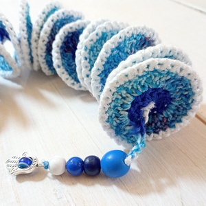 Szél pörgettyű, Evil eye, hamsa kéz - Meska.hu