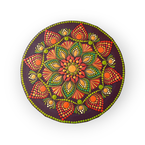 Pontozott mandala Tara - művészet - festmény - festmény vegyes technika - Meska.hu