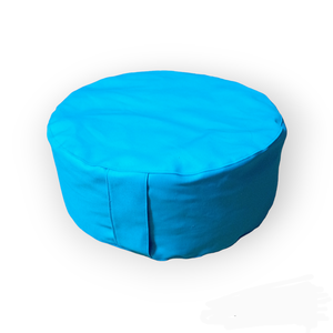 Meditációs, jóga ülőpárna tönköly pelyvával töltve, Kék, Játék & Sport, Sport és kikapcsolódás, Jóga, pilates, torna, Jógapárna, Varrás, MESKA