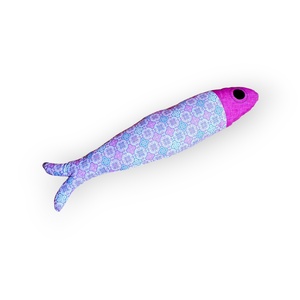 Óriás halacska párna, pink-mandalás, 90cm - otthon & életmód - lakástextil - párna & párnahuzat - Meska.hu