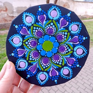 Pontozott mandala Intuíció - művészet - festmény - festmény vegyes technika - Meska.hu
