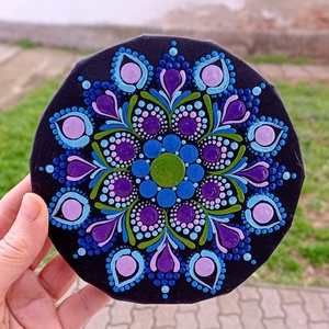 Pontozott mandala Intuíció, Művészet, Festmény, Festmény vegyes technika, Festészet, MESKA