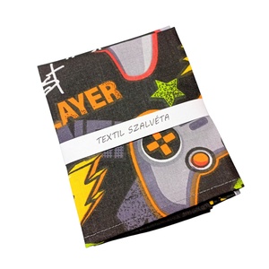 Textil szalvéta 2db, player - Meska.hu