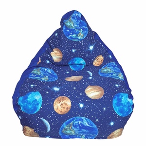 Bolygós - kék piramis babzsák - otthon & életmód - bútor - babzsák - babzsákfotel  - Meska.hu