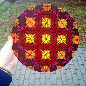 Pontozott mandala � Teremtés geo - művészet - festmény - festmény vegyes technika - Meska.hu