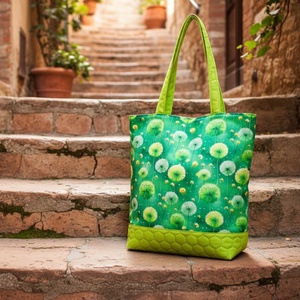 Pitypangos nagy méretű táska, vízlepergetős anyagból - Meska.hu