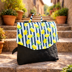 GabO hátizsák Fekete, citromos - Meska.hu