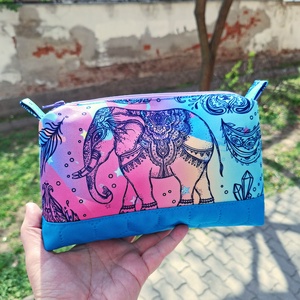 Elefántos, spirituális mintás neszeszer  - táska & tok - neszesszer - Meska.hu