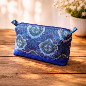 Kék mandalás neszeszer  - Meska.hu